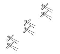 Vaguelly 6pcs Metal Music Book Holder Music Notes Clips Clamp for Stationery Use