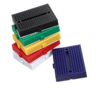 Vaguelly 6pcs Mini Breadboard for Experiment Small Solderless Circuit Boards with Design for Laboratory Electronic Prototyping and Science Projects