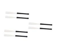 Vaguelly 6pcs Nylon Brush Jazz Drumming Lightweight Percussion Instrument Accessories Versatile Compatible Various Drum Types and Portable Design for Musicians