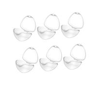 Vaguelly 6pcs Portable Pacifier Protective Box Storage Set Made of Safe Pp Material for Small Items Suitable for Stroller and Purse Use for New Moms