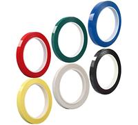 Vaguelly 6pcs PVC Violin Fingerboard Tape Cello and Violin Position Stickers Multi-Colour Note Markers for Beginners Easy to Stick and Remove Lightweight Accessories