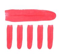 Vaguelly 6pcs Realistic Fake Tongue Long False Tongue Gross Jokes Prank Tricks Halloween Horrific Props Fashion Processing Novelty Props