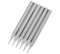 Vaguelly 6pcs Replacement Pointed Soldering Iron Tips for Electric Soldering Stations Fast Heating Set for Home and Workshop Use