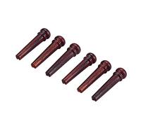 Vaguelly 6pcs Rosewood Guitar Bridge Pins Set for Folk Acoustic Guitar String Pegs Replacement Accessories Compatible Acoustic Strings