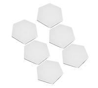 Vaguelly 6Pcs Self-Adhesive Acoustic Panels High Density Soundproofing Material for Walls Sound Absorbing Sound Insulation for Home Studio and Cinema