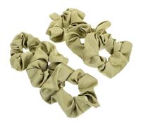 Vaguelly 6pcs Silk Satin Hair Scrunchies Elastic Ponytail Holders Soft Hair Ties for Women for Daily Use and Parties in Matcha Green