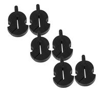 Vaguelly 6pcs Violin Rubber Mutes for Violin Practice Silencers Rubber Supplies Mute for Practice