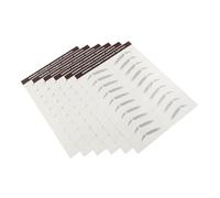 Vaguelly 6PCS Waterproof False Eyebrow Stickers Natural Makeup Eyebrow Adhesives Imitation Sticker for Daily Wear