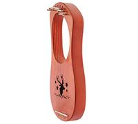 Vaguelly 7-string Wooden Lyre Harp for Beginners, Handheld Portable Lyre Harp Metal Strings, Natural Wood Body Delicate Musical Instrument Suitable for Music Practice and Performance