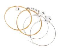 Vaguelly 7pcs Harp Strings Lyre Harp 7 String Steel Lyre Harp s 40cm/ 15.7in Long Replacement Metal for DIY Parts Zither Dulcimer ed Instrument