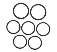 Vaguelly 7pcs Rubber Rings for Buddhist Singing Bowls, Crystal Sound Bowl Mat Set, Large Small Non-slip Rings for Meditation and Yoga Instruments