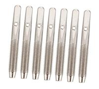 Vaguelly 7pcs Zither Tuning Pin Fixing Pin Metal Strings Musical Instrument Part for Harp Lyre Stringed Instrument Tuning Peg