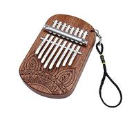 Vaguelly 8 Key Thumb Kalimba Piano Musical Instrument with Plastic Body and Manganese Steel Keys, Easy to Use Design for Finger Flexibility Practice, for Beginners and Portable Playing