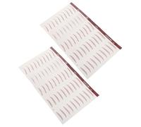 Vaguelly 8 Sheets Water Transfer Eyebrow Stickers Self-adhesive False Eyebrows for Sparse Brows Temporary Brow Decals with Natural Hair-like Simulation for Easy Makeup Upgrade