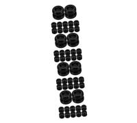Vaguelly 80pcs Metal Guitar String Beads for Folk Acoustic Guitar Decorative String Bead Accessories Replacement