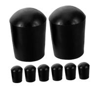 Vaguelly 8pcs Cello Endpin Rubber Tip Pads Anti-slip Floor Protectors for Cello and Bass Rubber Stoppers with Inner Diameter Professional Musician Accessories for Practice and Performance