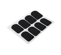 Vaguelly 8pcs Clarinet Mouthpiece Tooth Pad Soprano Saxophone Pads Black Silicone Clarinet Repair Parts Comfortable Fit