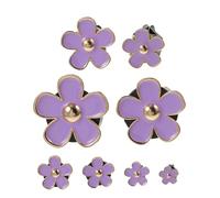 Vaguelly 8pcs Flower Car Air Freshener Clips Durable Vent Decorations Cute Dashboard Decor for Women Scented Car Accessories
