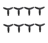 Vaguelly 8pcs Foldable Tabletop Phone Tripod Stand with Clamp Holder for Smartphones and Action Cameras, Compact Mini Desktop Video Tripod for Streaming and Selfie Photography