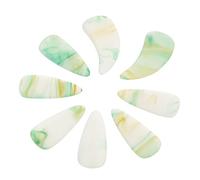 Vaguelly 8pcs Guzheng Finger Picks Double-sided Curve Guzheng Nails Finger Guard for Chinese Zither Professional Performance and Student Practice