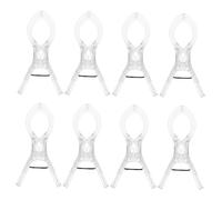 Vaguelly 8pcs Jumbo Beach Towel Clips Heavy-duty Non- Clothes Pegs for Quilts and Loungers Clear White Holders for Windy Days Pool and Beach