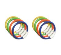 Vaguelly 8Pcs Kids Diving Rings Pool Rings for Kids Diving Sinker Hoops for Underwater Swimming Pool Toys Underwater Swimming Treasure Hunt