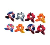 Vaguelly 8pcs Lovely Hair Ties Girl Ponytail Holders Decorative Designs Elastic and Comfortable