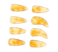 Vaguelly 8pcs Protective Guzheng Practice Fake Nails, Tortoiseshell Molecule Finger Protectors for Sound, Pain Relief, 8pcs for Beginners and Daily Practice
