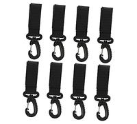 Vaguelly 8pcs Stroller Hook Clip for Pram Bag Rotating Stroller Bag Hooks Organizer