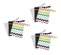 Vaguelly 9pcs Hanging Diaper Container Multi-Functional Storage Organizer Bag Travel Pouch for Diapers Cosmetics and Essentials for Moms The Go