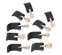 Vaguelly 9pcs Trekking Pole Clips with Secure Locking, Nylon Hiking Pole Replacement Parts for Outdoor Climbing and Backpacking, Portable Walking Stick External Flip Lock Accessories