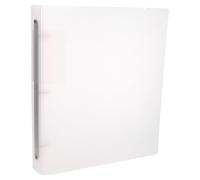 Vaguelly A4 Pp 3 Ring Binder Cover with Refillable Design, Plastic Folder for Flexible Organization and Secure Binding, Suitable for School and Office Use, Scratch-Resistant Smooth Finish