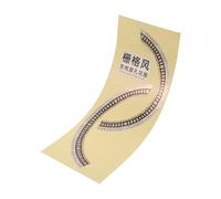 Vaguelly Acoustic Guitar Sound Hole Inlay Sticker with High-precision Printing and Easy Installation, Pvc Rosette Circle Decal for Musical Instrument Party Decor and Festival Accessories