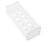 Vaguelly Acrylic Cuvette Storage Rack for Educational Labs and Research Settings 12-place Enhanced Stability Versatile Lab Cuvette Holder for Biology and Chemistry Desk Organisation