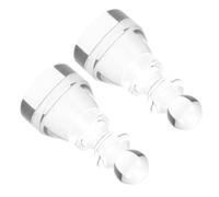 Vaguelly Acrylic Poker Chip Win Marker 2Pcs Small Sturdy Accessories for Home Roulette Play