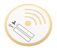 Vaguelly Acrylic Wifi Sign Rewritable Large and Wifi Password Board Premium Acrylic Material for Hotel and Public Places