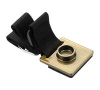 Vaguelly Adjustable Cello Endpin Anchor Non-slip Stopper with Thick Foam Pad and Oxford Cloth Protects Floor for Cello Stand and Chair Leg in Golden Colour
