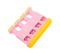 Vaguelly Adjustable Finger Exerciser for Hand Gripper Strengthener Training Tool for Guitar Piano Acoustic Learning Ergonomic Lightweight Pink Finger Muscle Trainer for Young Musicians