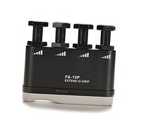 Vaguelly Adjustable Finger Exerciser for Musicians Hand Strengthener Trainer for Guitar Piano and Physical Therapy Compact Practice Black