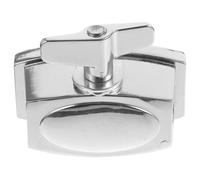 Vaguelly Adjustable Iron Bracket for Mount Instruments Drum Silver Plated Material and Strong Durability Suitable Supply for Tom Leg for People