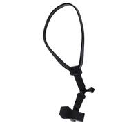 Vaguelly Adjustable Neck Microphone Stand for Singing Hosting and Outdoor Live Streaming Portable Mic Holder Hanging Rack for Musicians and Performers