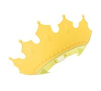Vaguelly Adjustable Waterproof Shower Hat, Lightweight TPE Crown Shape Bath Cap Protecting Eyes and Ears During Hair Washing, Suitable for Boys