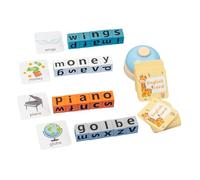 Vaguelly Alphabet Spelling Game for Interactive Letter Matching for Early Learning Vocabulary Family Bonding Includes Word Cards for Fun Educational Play