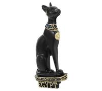 Vaguelly Ancient Egypt Cat Fridge Magnet Resin Craft Decorative Sticker for Home Kitchen Office Unique Black Cat Design Magnetic Refrigerator Ornament Easy to Remove and Damage