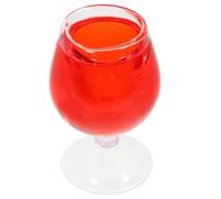 Vaguelly April Fools Day Prank Prop Wine Glass Miniature Tricky Wine Cup Premium Glass Material Random Colour Novelty Party Prank Accessories for Home Bar KTV Halloween Carnival