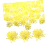 Vaguelly Aroma Diffuser Accessories Mini Oil Diffuser Essential Oils Supplement Yellow Flower Shaped 100pcs Made of Pe for Decorative Room Scenting at Home Or Hotel