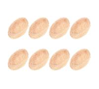 Vaguelly Artificial Bird Nests Rustic Made of Hemp Thread 8pcs for Birds Pet for Easter and Garden Ornament Holiday Decorations