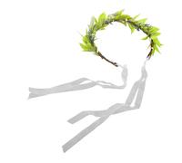 Vaguelly Artificial Eucalyptus Flower Crown Lightweight Floral Hair Wreath with Soft Headband for Boho Wedding Accessories Tea Parties Spring Events