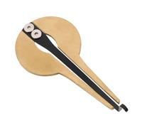 Vaguelly Authentic Mongolian Jaw Harp Metal Maultrommel Harp Instrument for Adults Portable Ethnic Music Tool with Stylish Circular Design for Folk Music Research Teaching and Performance