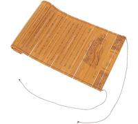 Vaguelly Bamboo Slips Decorative Book Wood Chinese Bamboo Slips Calligraphy Scroll for Bedroom and Kitchen Decor